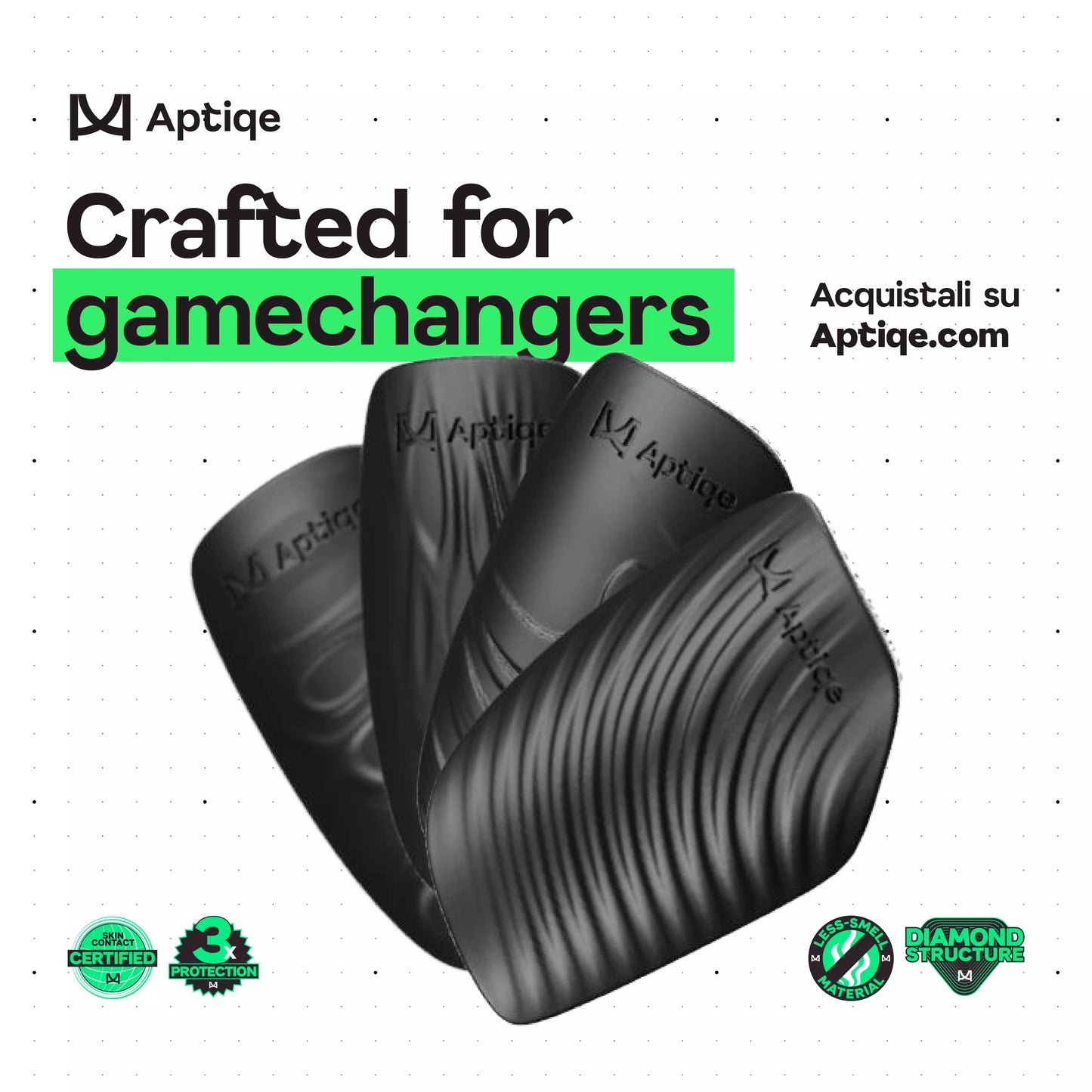 Aptiqe - Parastinchi da Calcio Personalizzabili