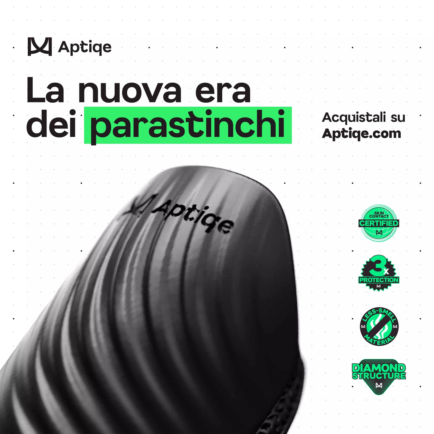 Aptiqe - Parastinchi da Calcio Personalizzabili